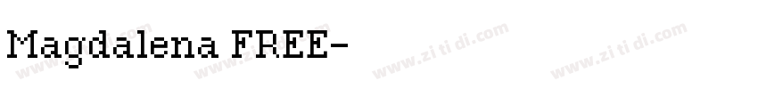 Magdalena FREE字体转换